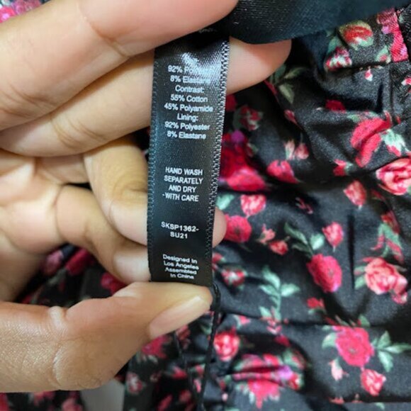 For Love & Lemons Women's Floral Bustier Mini Dress Size S NWT - Picture 11 of 14